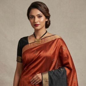 Pureweft Premium Dupion & Mulberry Silk Saree